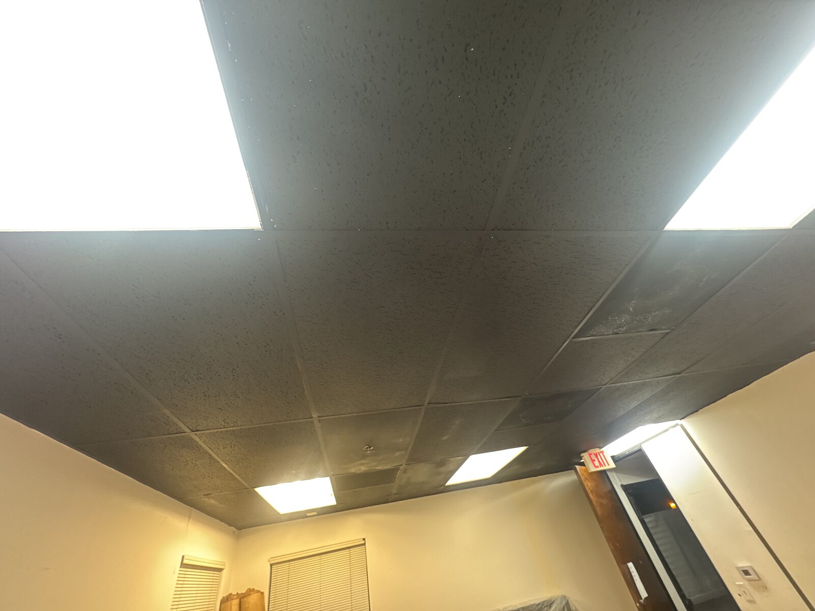 Original office space before demolition